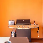2 Habs Buena Terraza Con Bbq - Wifi, Piscina