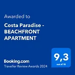 Costa Paradise - Beachfront Apartment