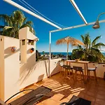 Front Line Beach Townhouse With Sea Views And South Facing, In Costabella, Marbella