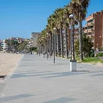At049 Els Pins, Primera Linea De La Playa Con Piscina Y Barbacoa