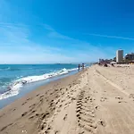 Boliches Center Apartment Next To The Beach, Parking, Pool & Terrace