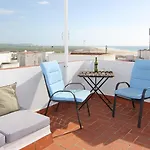 Extramuros Town House With Roof Terrace And Sea View In The Center Of Conil