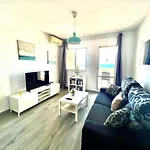 Sea Front Apartment With Large Terrace In Benalbeach