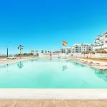 Beachfront Apartment With Balcony In Torrox Costa