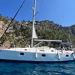 Magnific Sailboat Next To The Beach Bcn