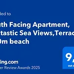 South Facing Apartment, Fantastic Sea Views,Terrace, 300M Beach