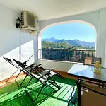 Apartamentos Axarquia , Frigiliana, Terraza Privada Con Vistas A La Montana Rio Y Al Mar