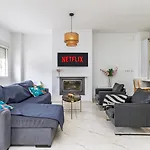 Casa Familiar 9 Pax, Smart Tv, Centro, Playa, Cafe, Ac