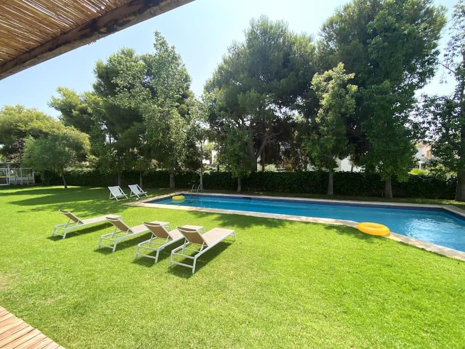 Villa Abu Lita 3 Minutos Andando Playa Renovada Piscina Y Jardin Xxl Autentico Lujo